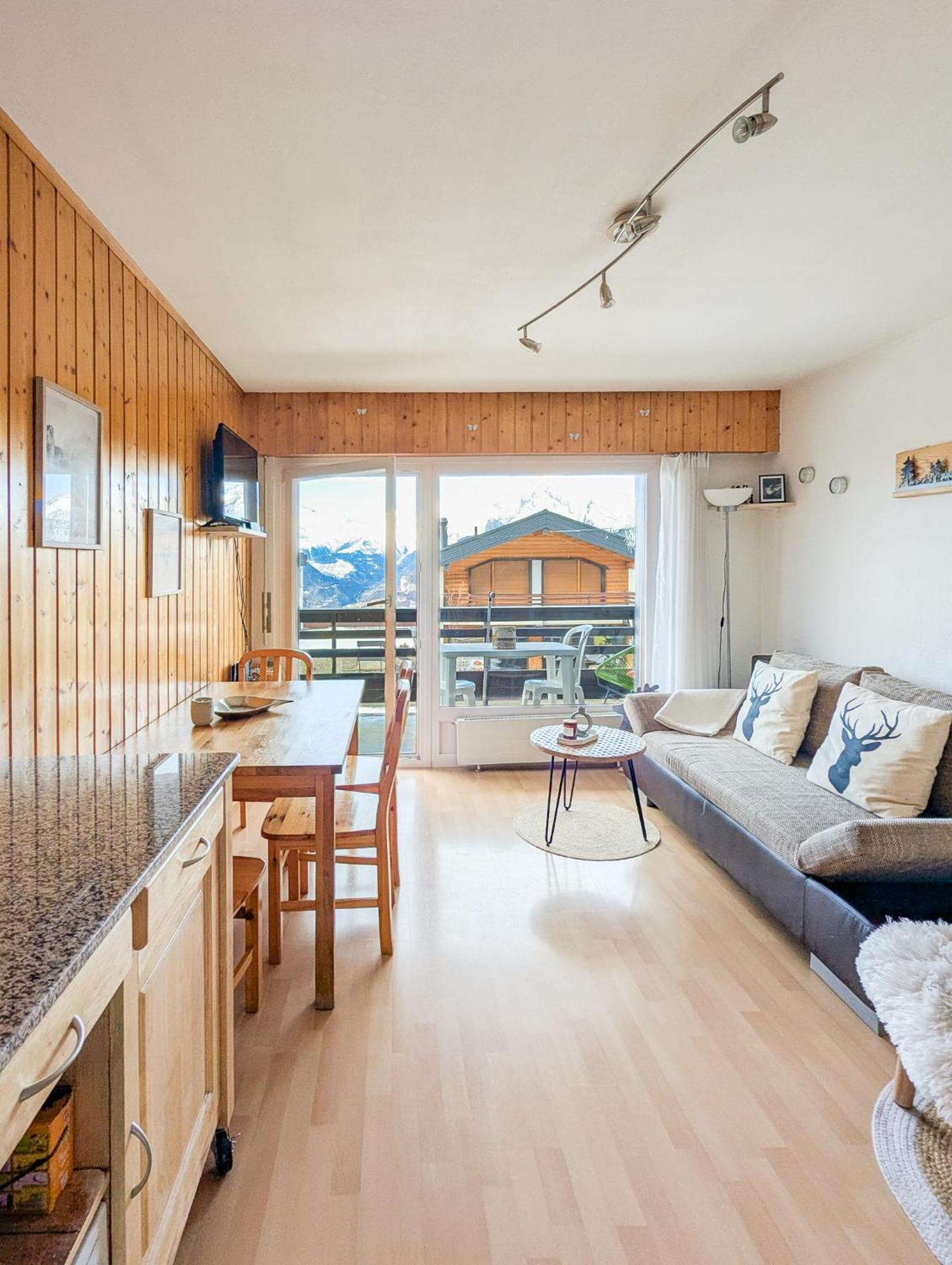 Center Of Veysonnaz With A View ! Apartment Exterior foto